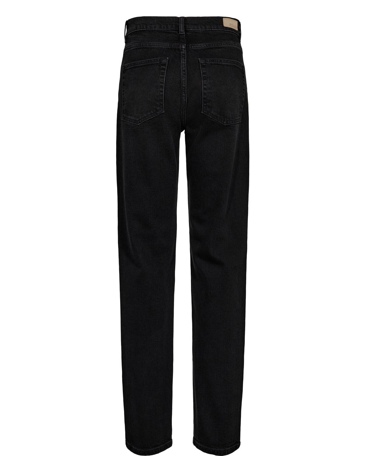 NUOSLO HR STRAIGHT JEANS - S3018 - Black Denim