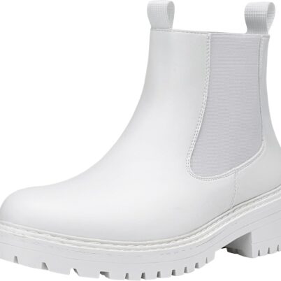 Women 9605 Chelsea Ankle Boots Slip on Short Booties